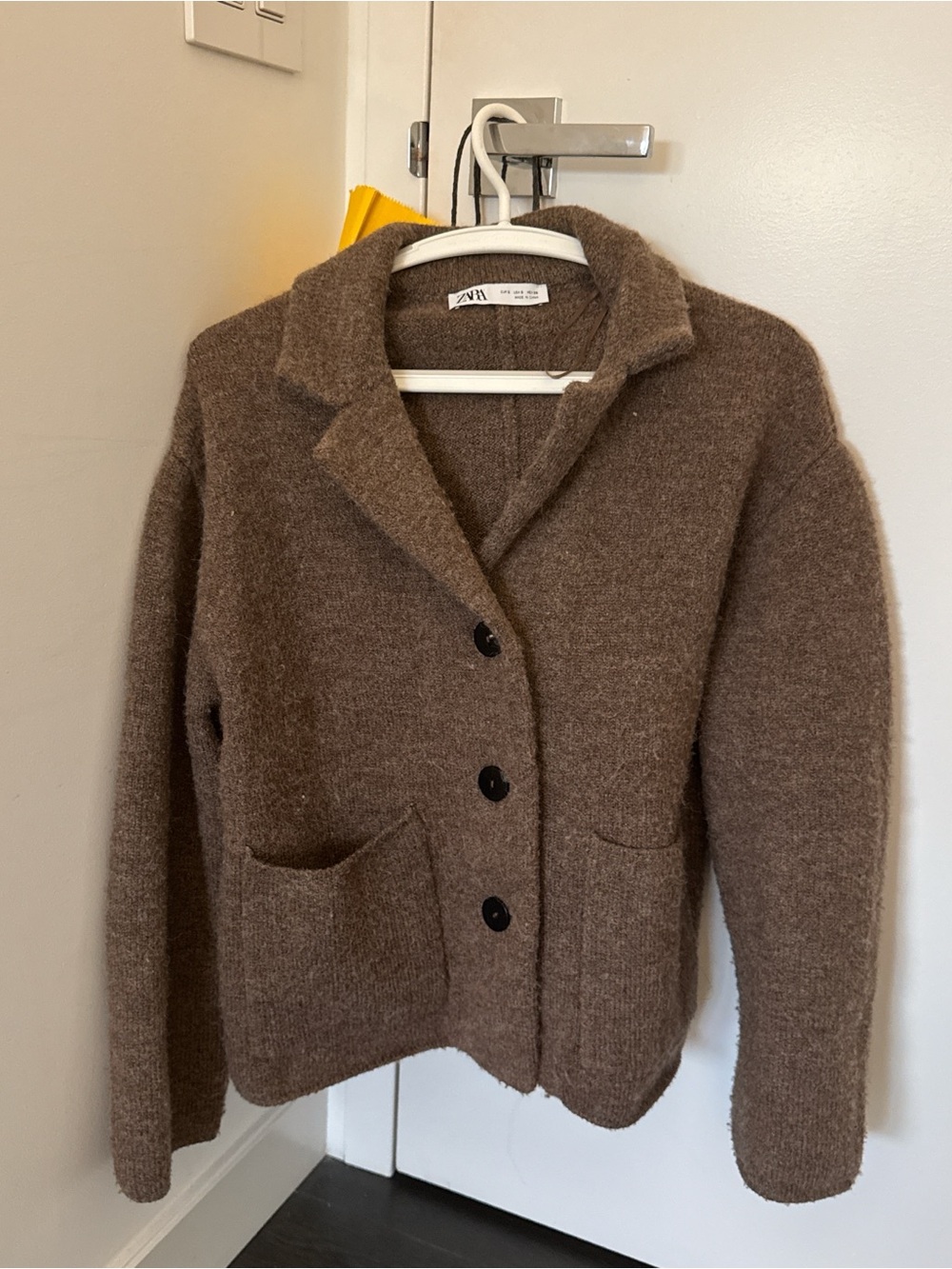 Zara Taupe/Brown Cozy Knit Cardigan